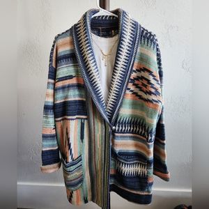 Polo By Ralph Lauren Sweaters Polo Ralph Lauren Southwestern Buttoned Knit Cardi